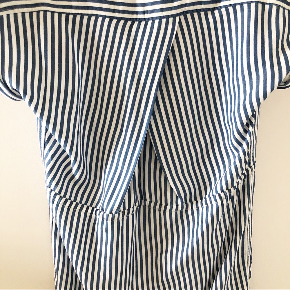PAIGE Haidee Dress Blue Bell Stripe Size Small NWT - Picture 8 of 8